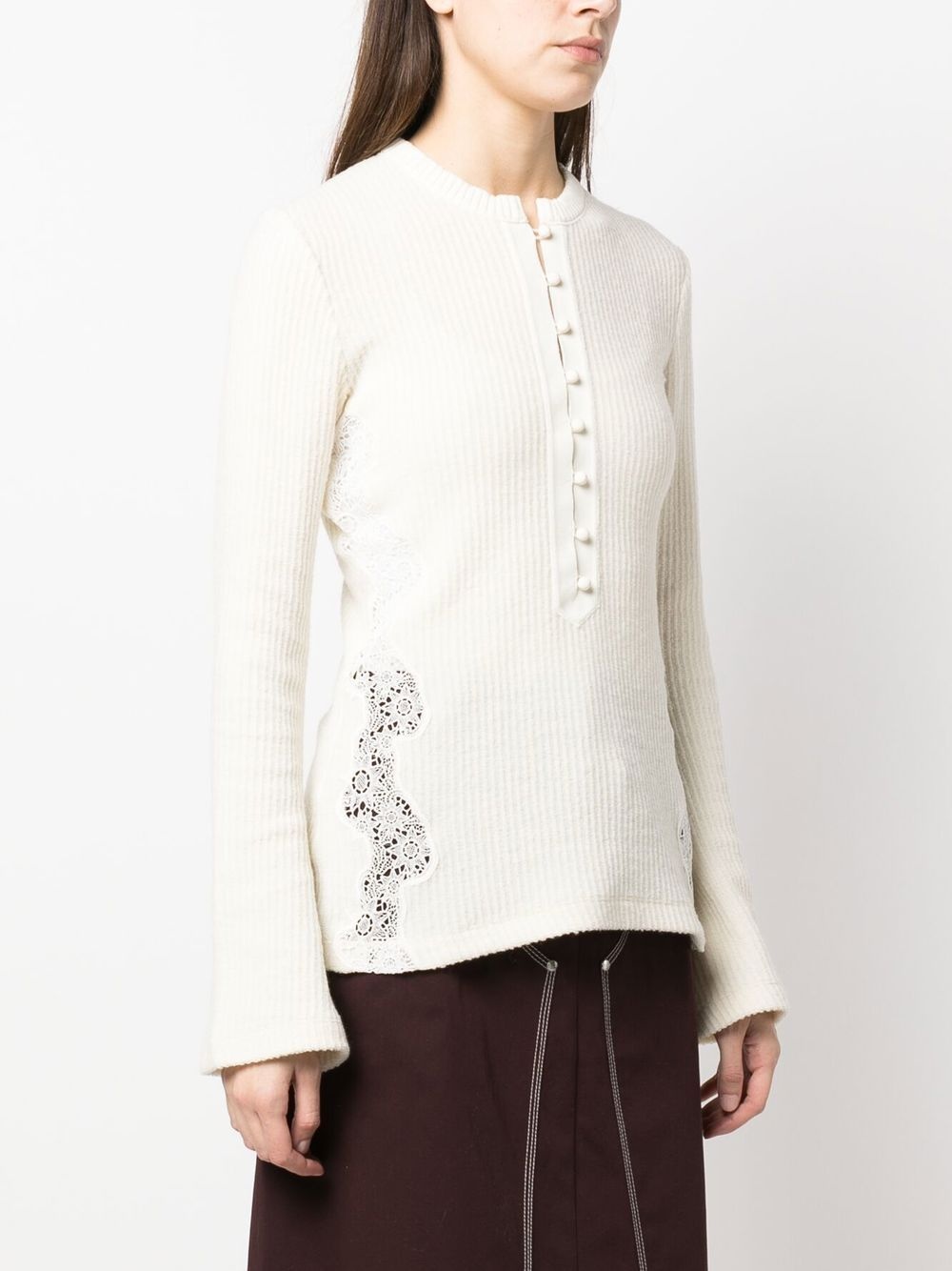 Embroidered wool jumper - 2