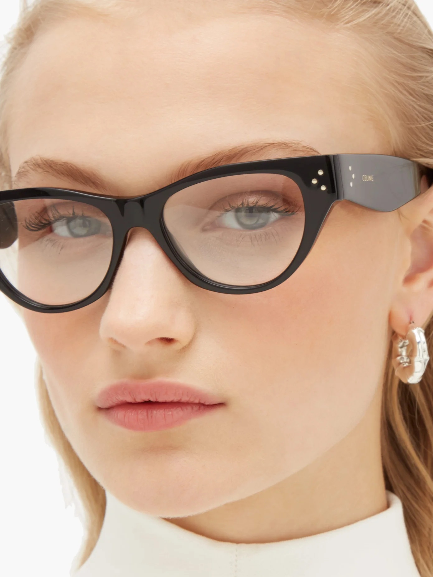 Cat-eye acetate glasses - 2