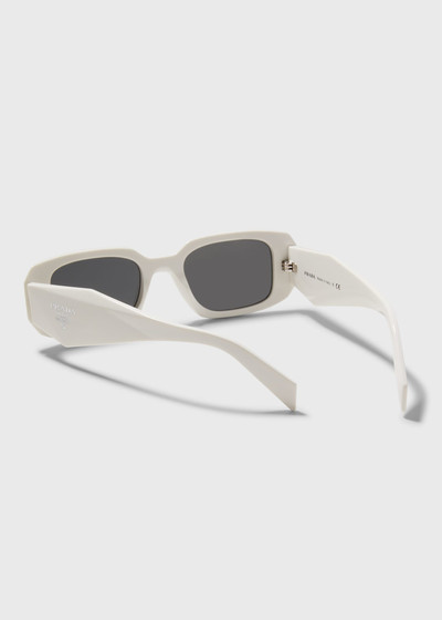 Prada Men's Rectangle Acetate Logo Sunglasses outlook
