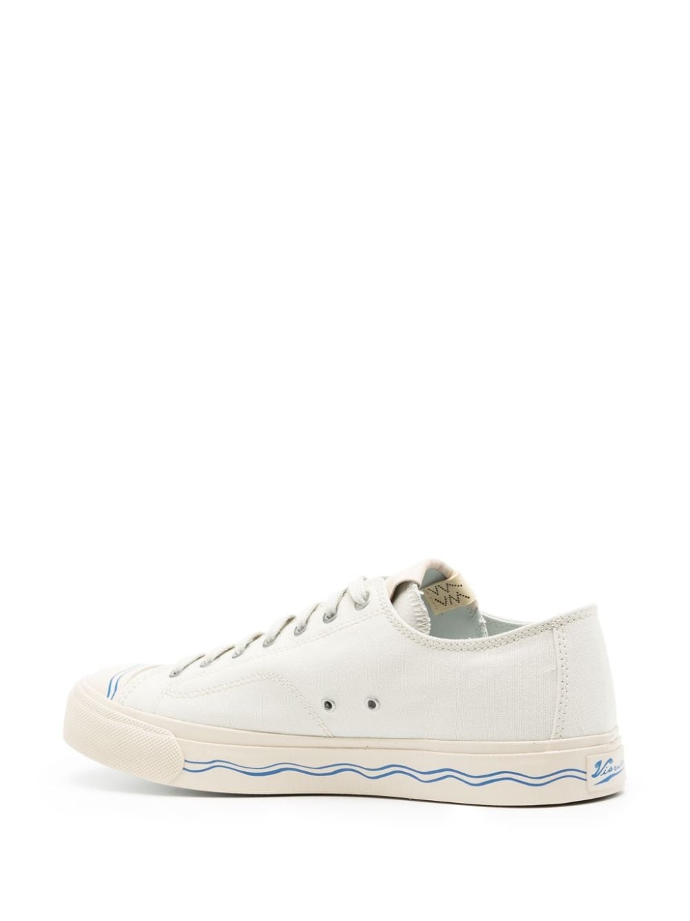 wave-print sneakers - 3