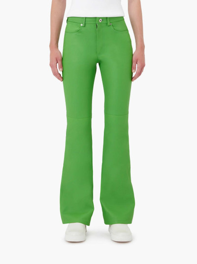JW Anderson BOOTCUT LEATHER TROUSERS outlook