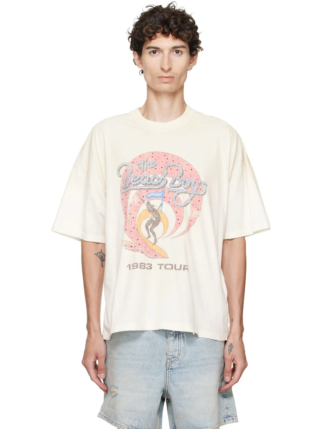 White 'The Beach Boys' Tour T-shirt - 1