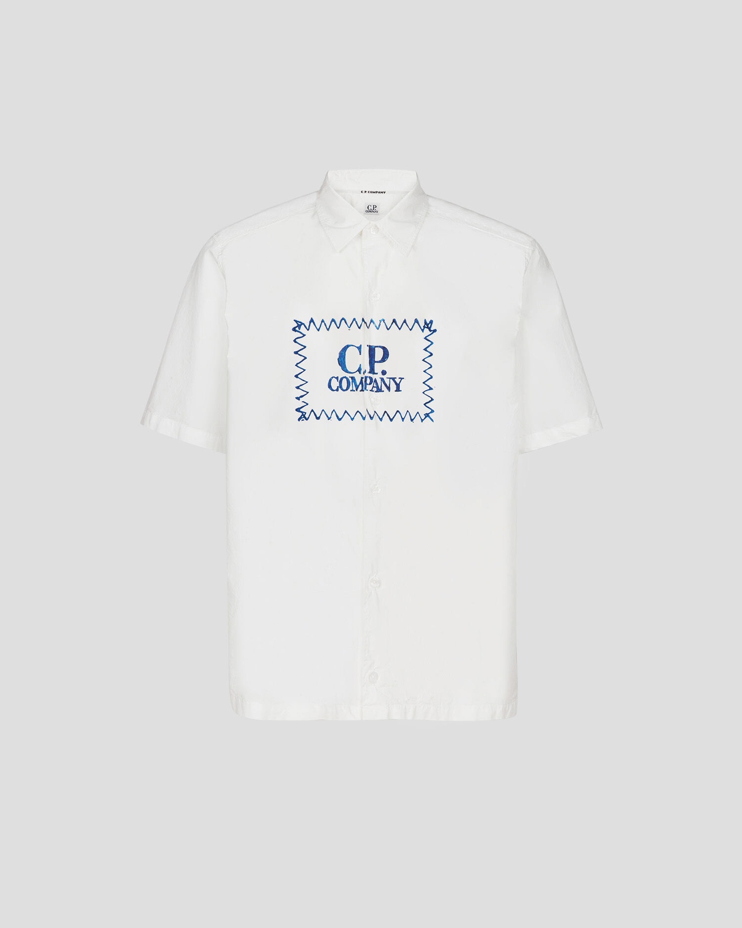 Popeline Label Style Logo Shirt - 1