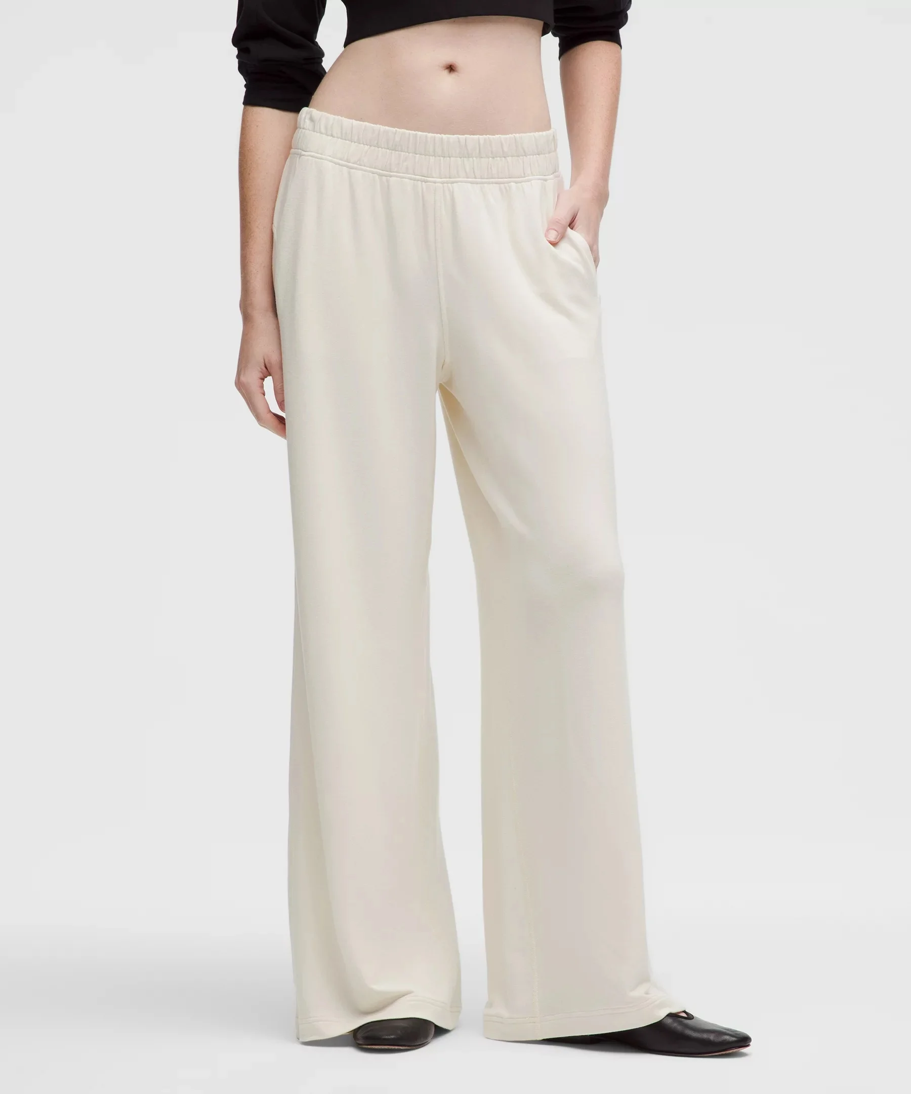 BeCalm Mid-Rise Wide-Leg Pant - 1
