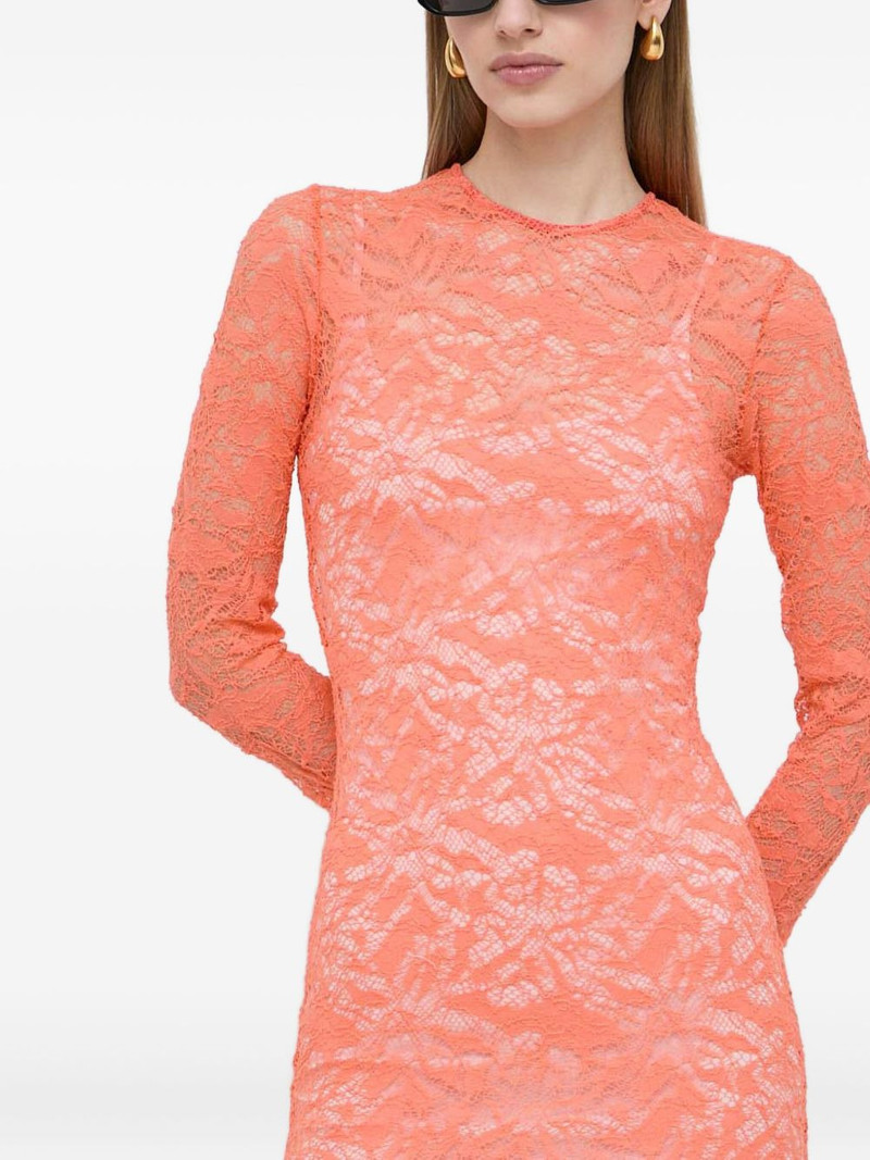 lace long-sleeve mini dress 3