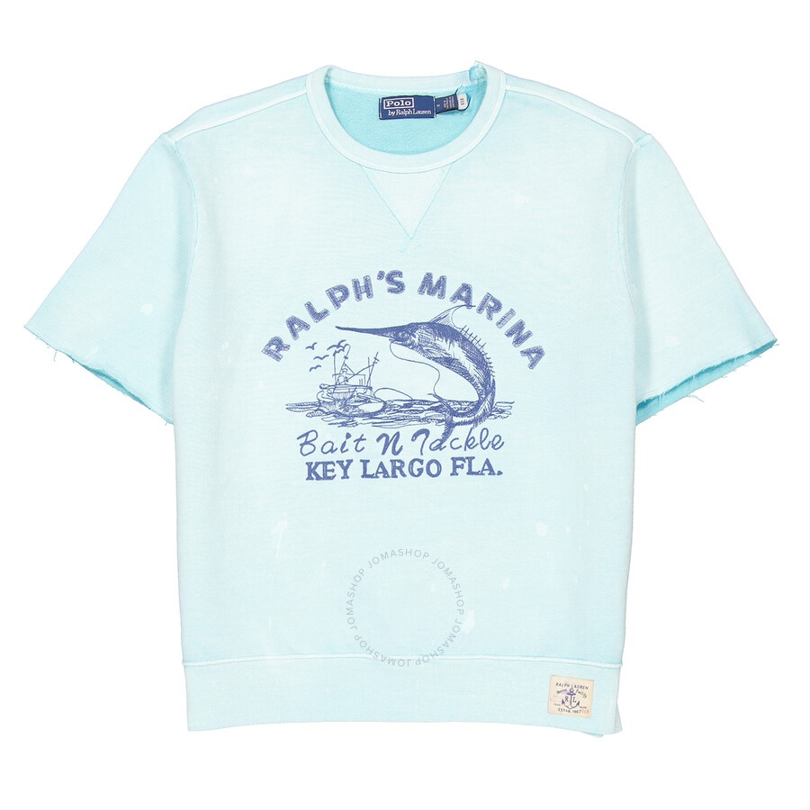 Polo Ralph Lauren - Polo Ralph Lauren Marina Short-Sleeve Graphic Sweatshirt - 1