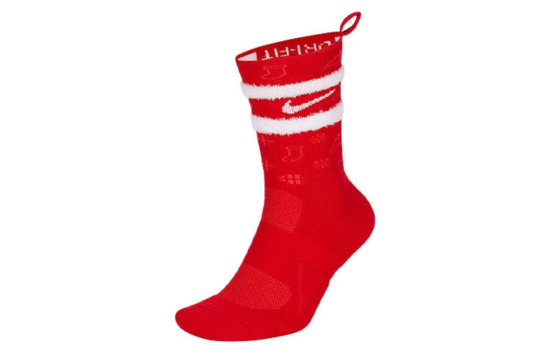 Nike Nike Unisex Elite Crew 'xmas' Sports Socks 1 Packs Red CK6786-657 outlook