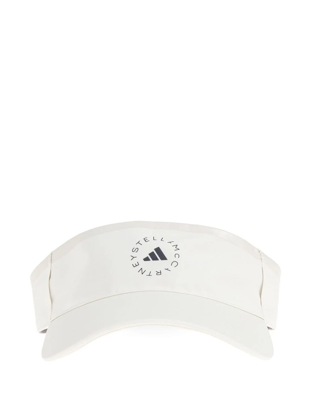 logo-print visor hat - 1