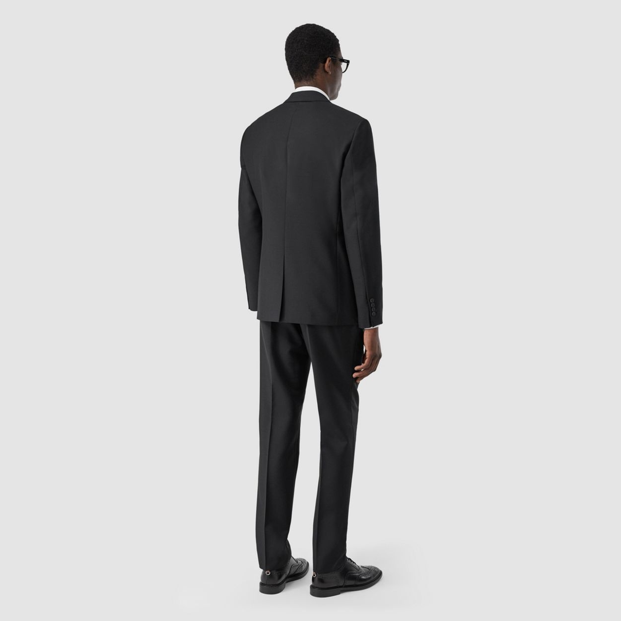 Slim Fit Wool Mohair Suit - 4