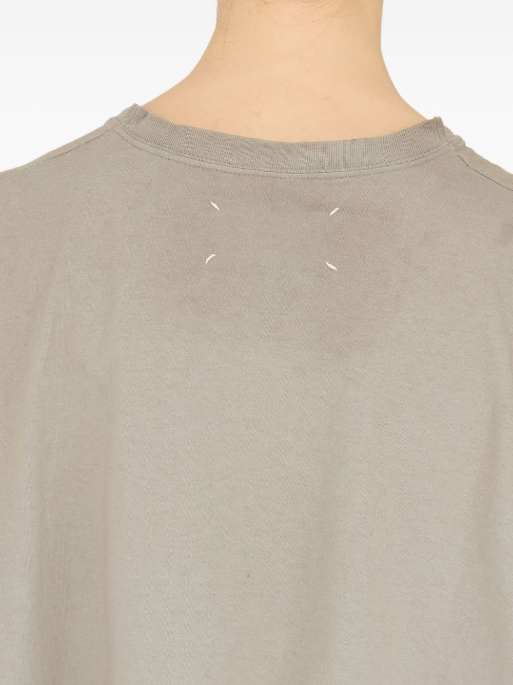 logo-print sleeveless top - 5