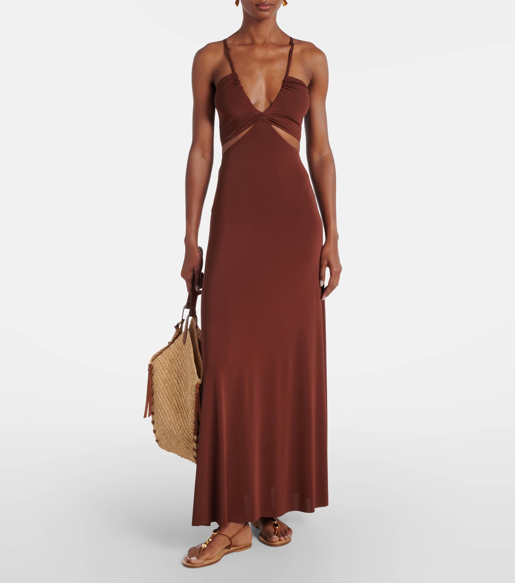 Saba cutout jersey maxi dress - 2