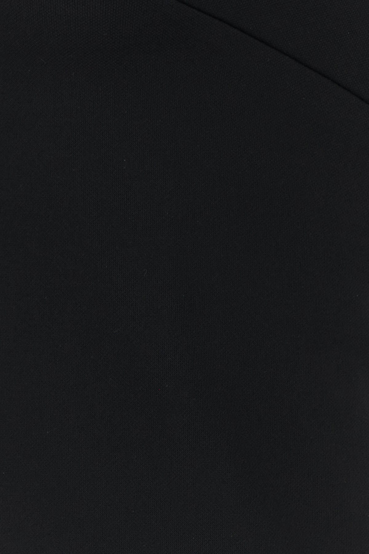Black jersey mini dress - 3