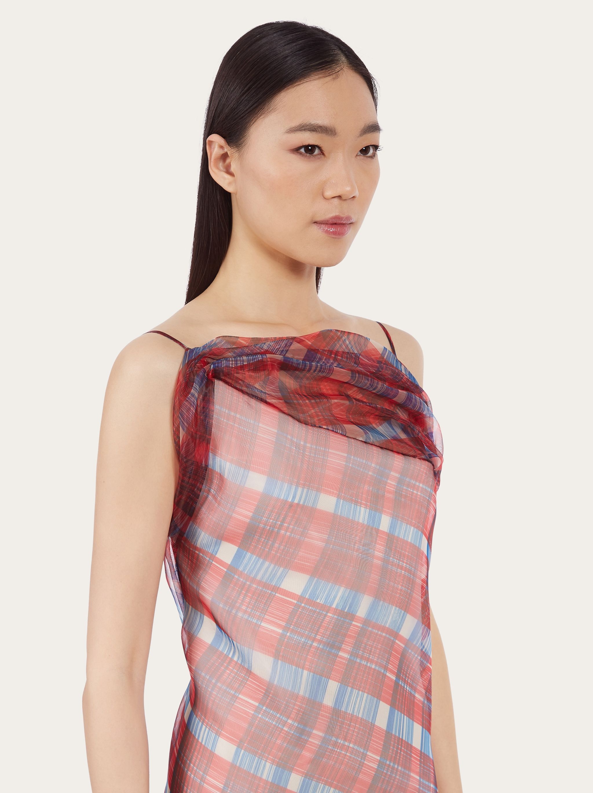 Asymmetric organza dress - 4