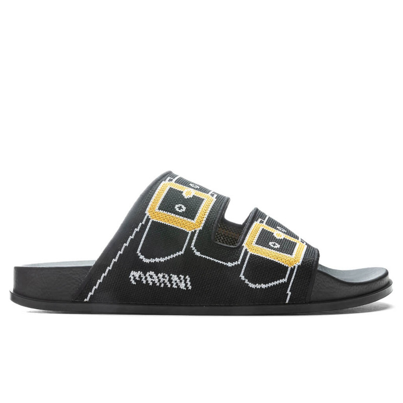 Marni – Trompe L'oeil Slider Black 1