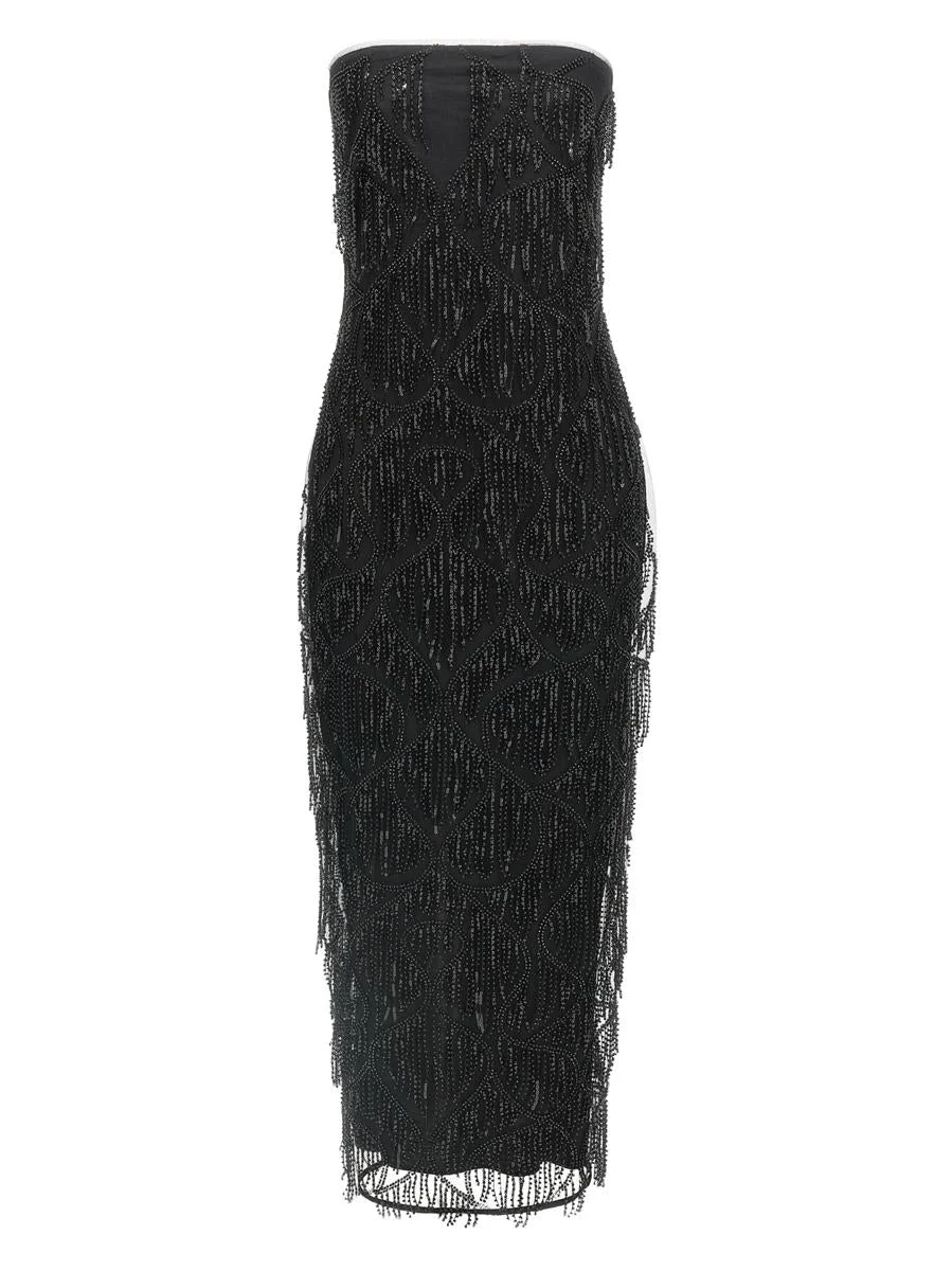 Rotate Birger Christensen 'Sequins Midi Tube' Dress - 1