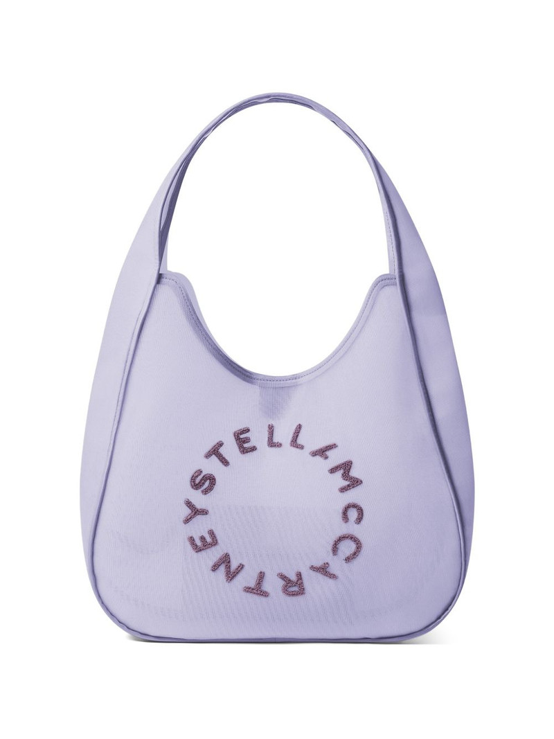 logo-lettering tote bag 1