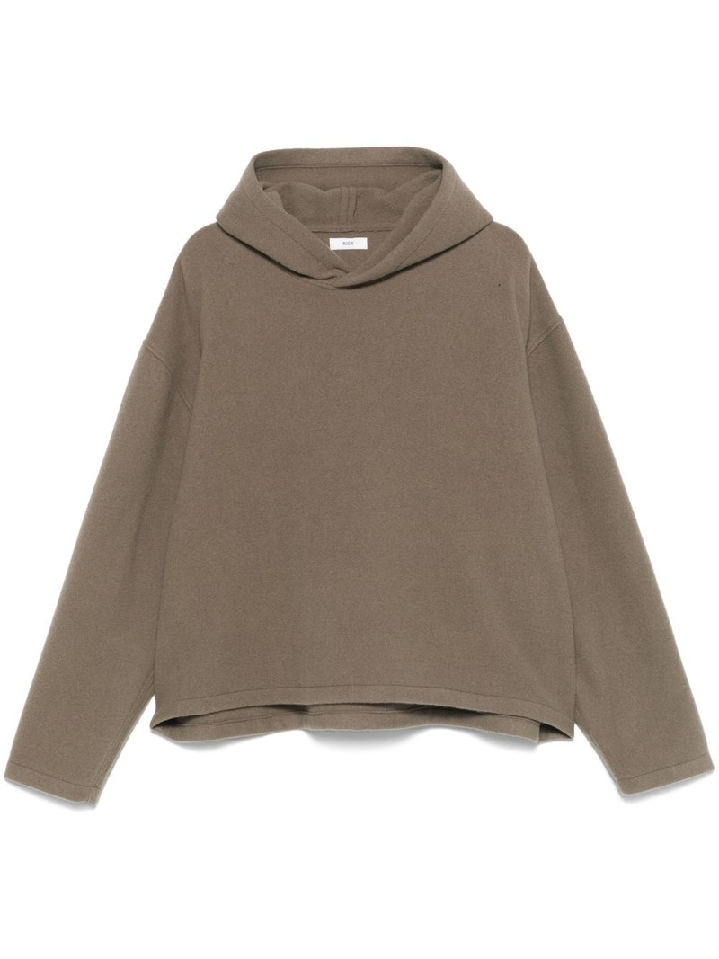 fleece cropped hoodie 1