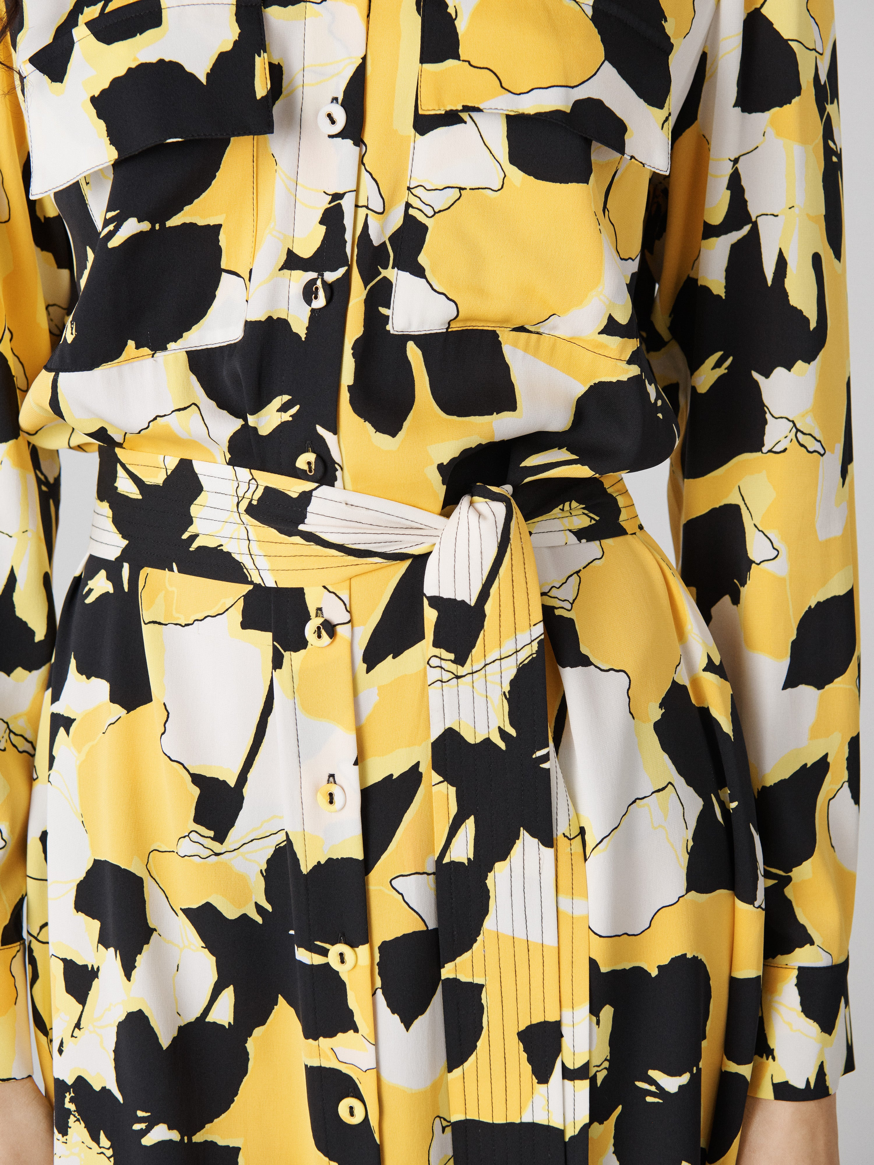 Maya Silk Shirt Dress - 3