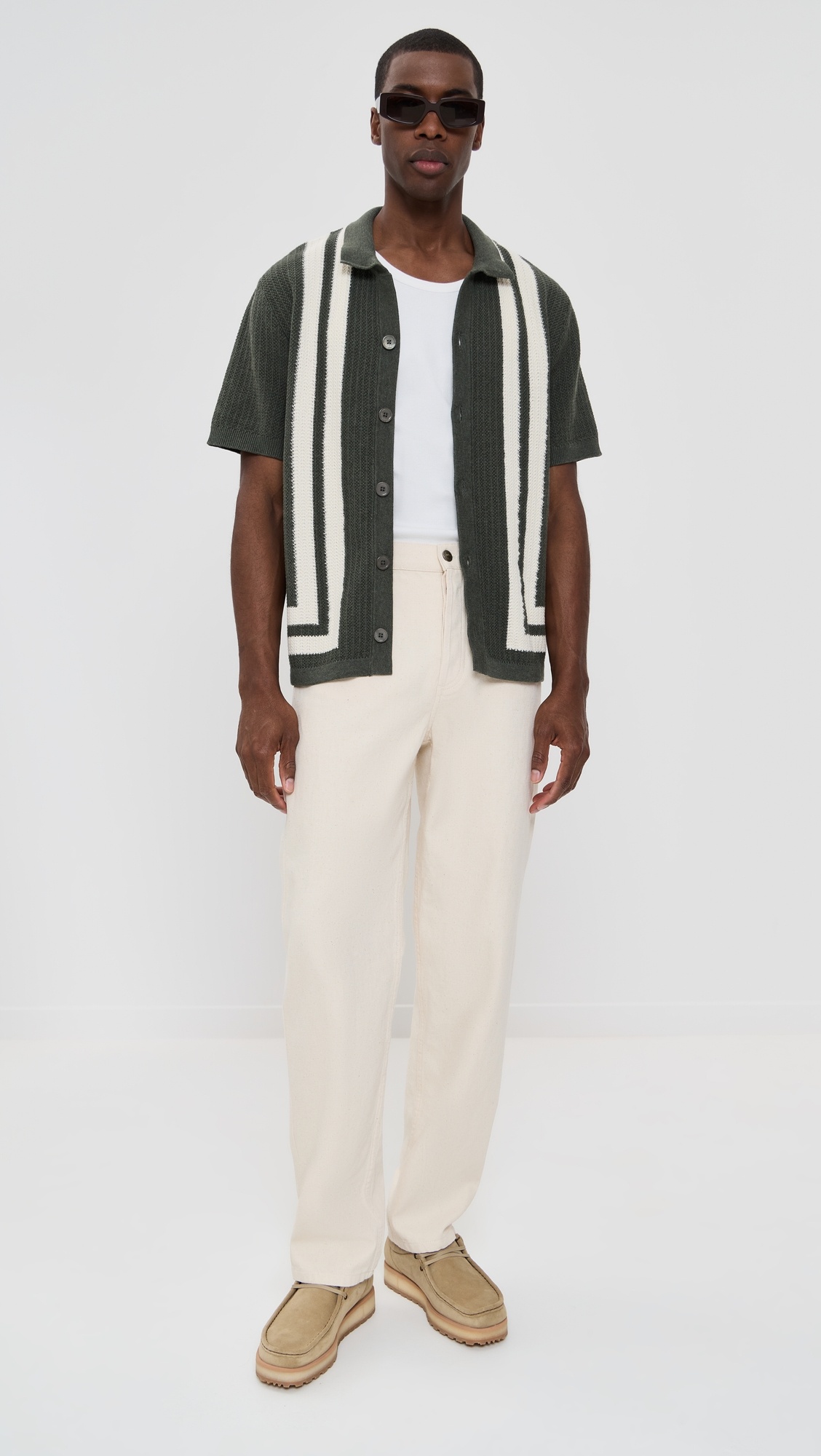 Ares Knit Button Down Polo - 4