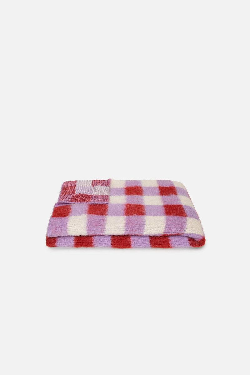 The Elder Statesman THISTLE GINGHAM BLANKET outlook