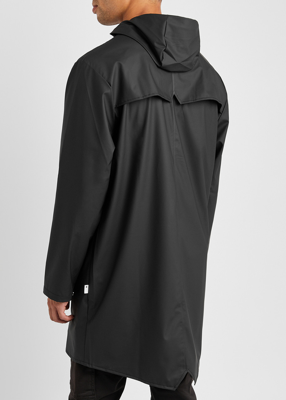 Long matte rubberised raincoat - 3