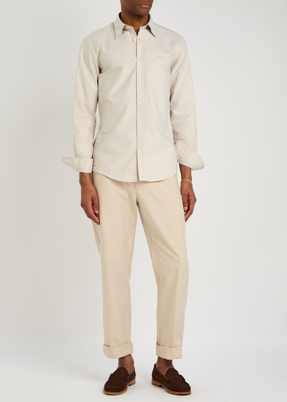Boss Logo-embroidered Cotton Shirt - 4