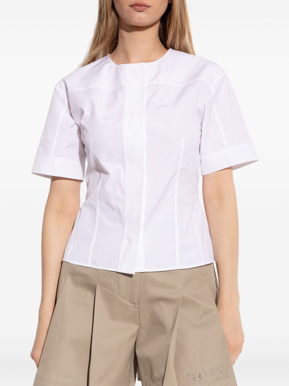 cotton short sleeve top - 3