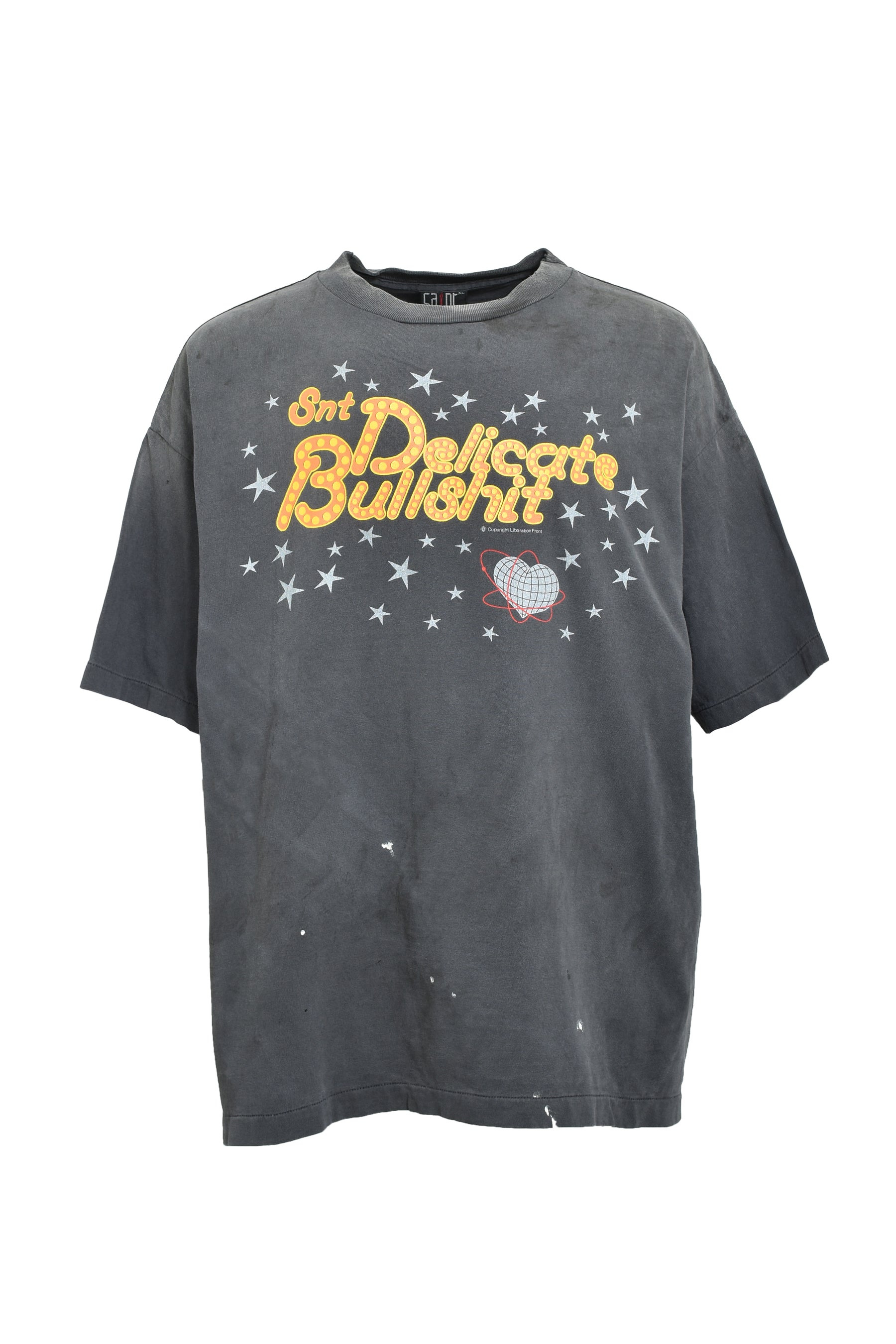 SS TEE/DELICATE BULLSHIT / BLK - 5