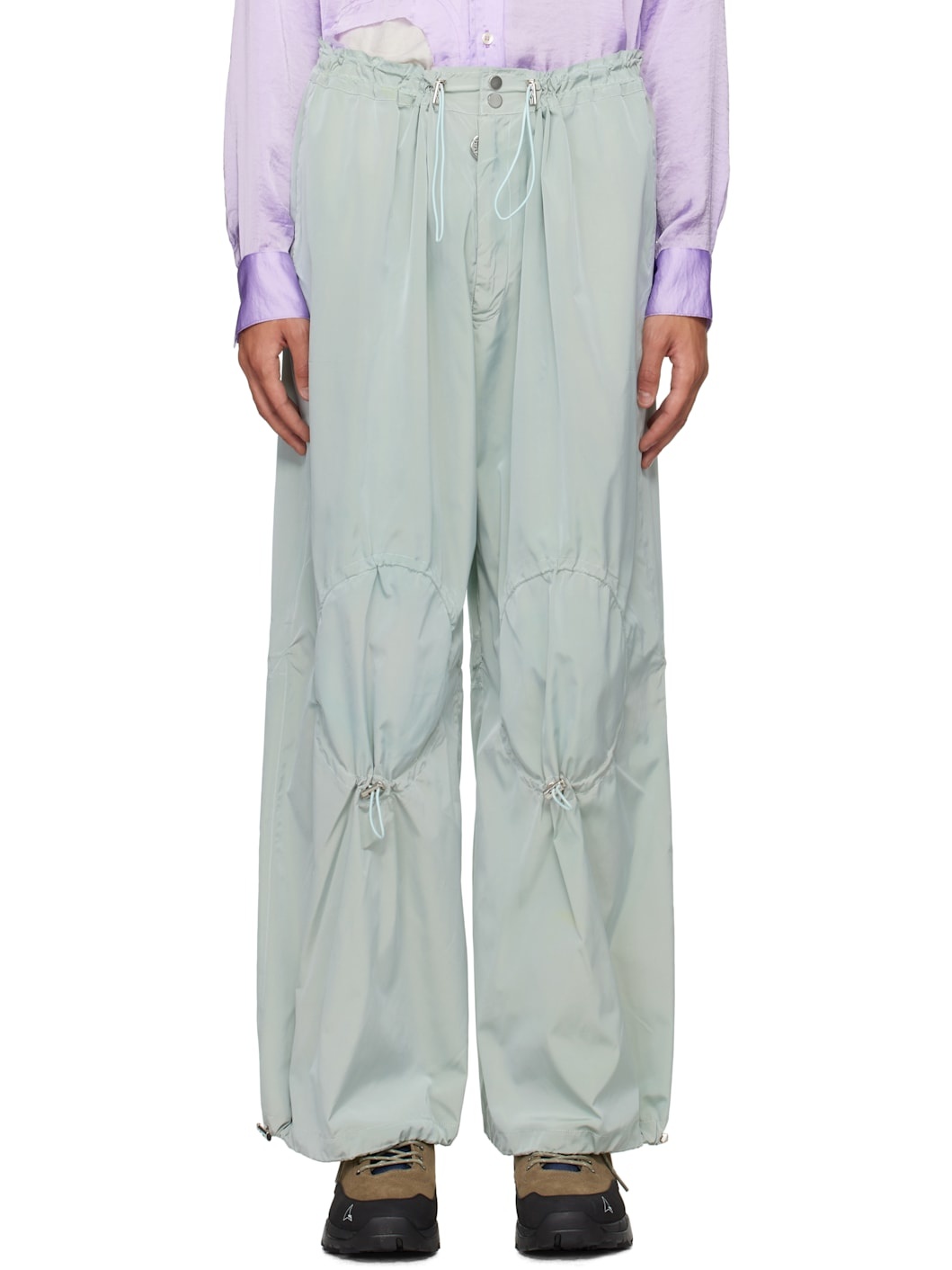 Blue Adjustable Fit Knee Trousers - 1