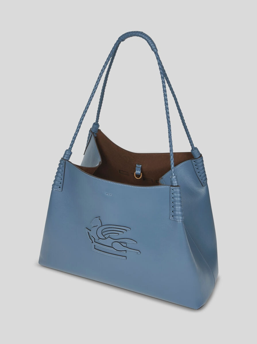 MEDIUM LIBRA TOTE BAG IN LEATHER - 5