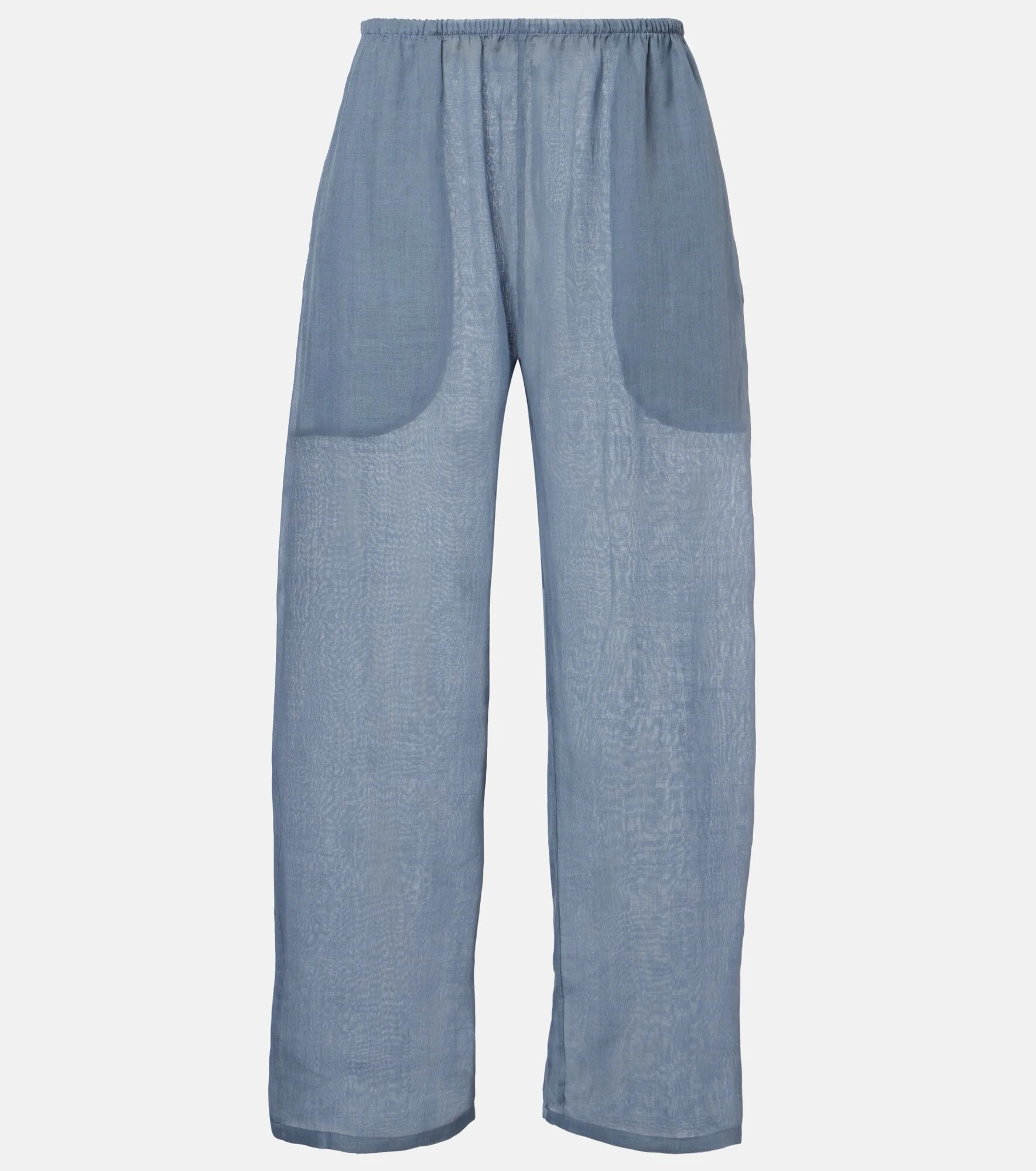 Niko cropped wide-leg ramie pants - 1