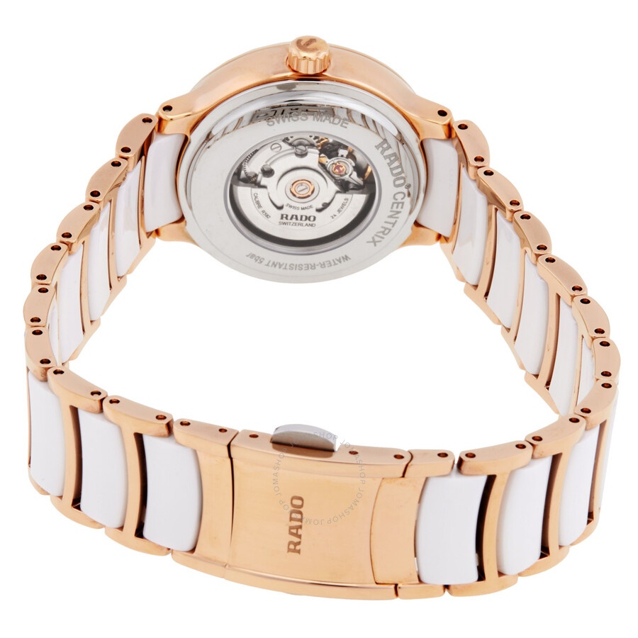 Rado - Rado Centrix Automatic White Dial Ladies Watch R30019744 - 3