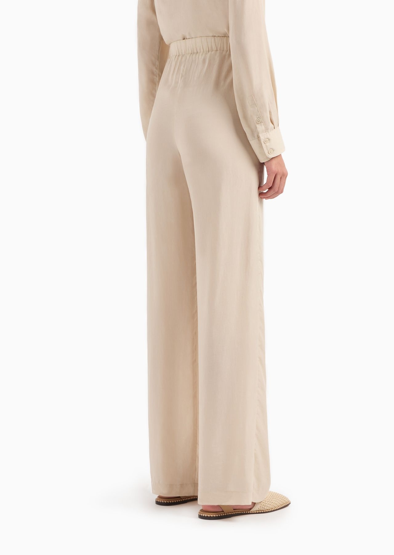 Palazzo trousers in a fluid fabric - 3