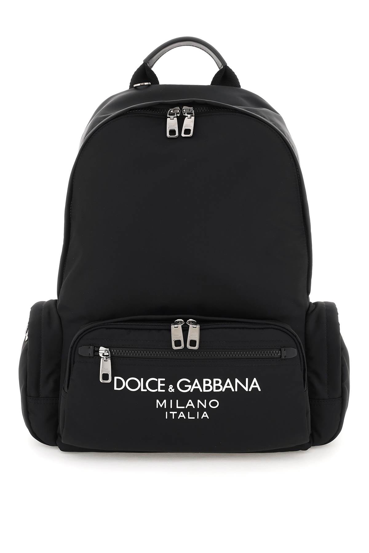 Nylon Backpack With Logo - 1