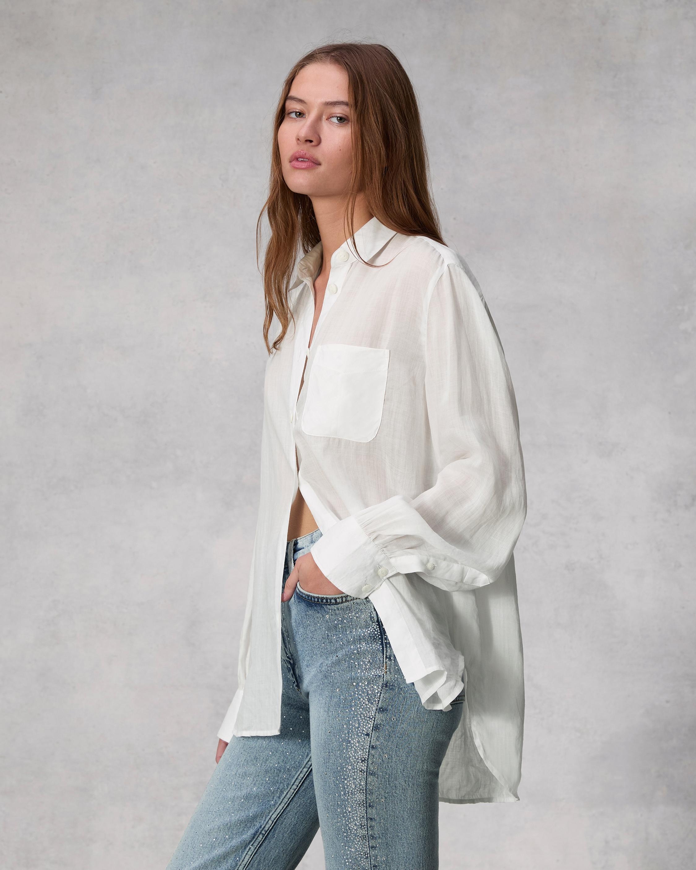 Maxine Linen Shirt
Relaxed Fit Button Down - 4