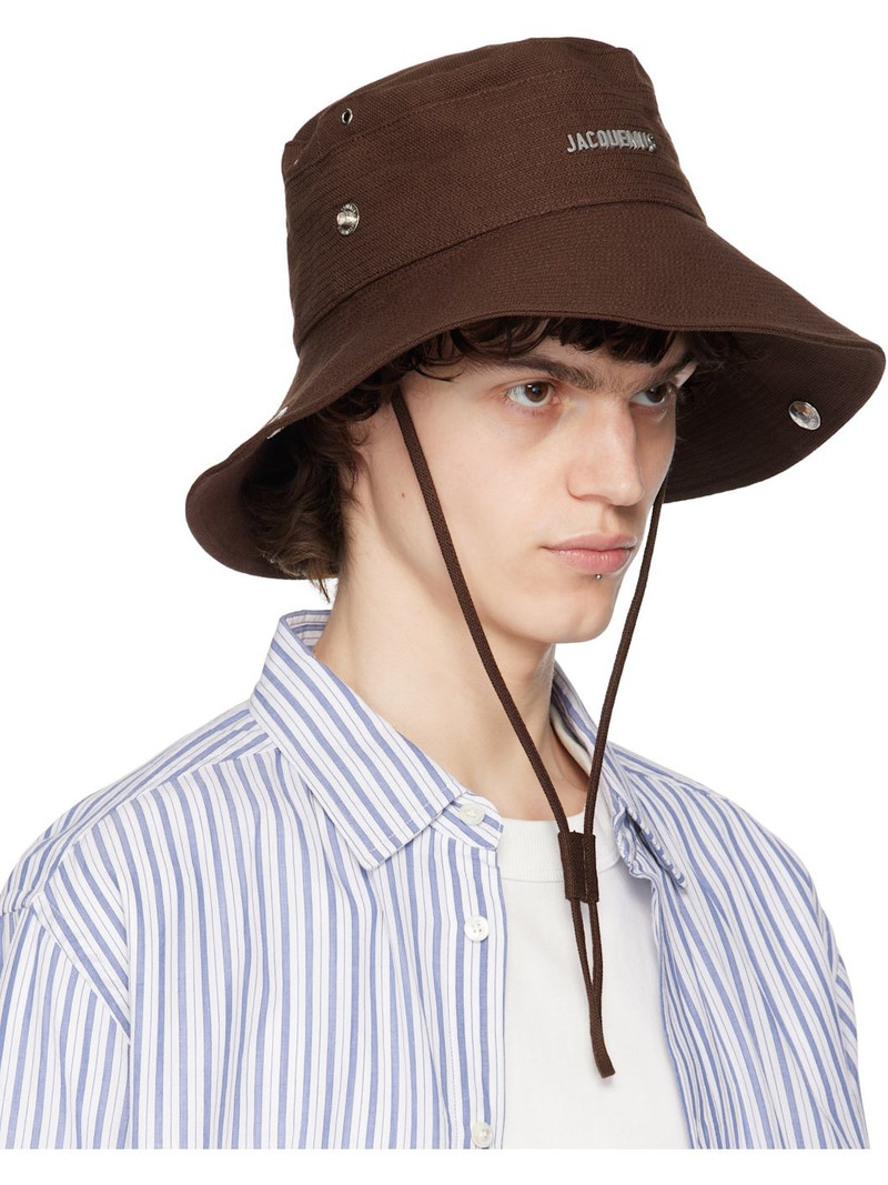 JACQUEMUS Brown 'The de-Nîmes' Bucket Hat outlook