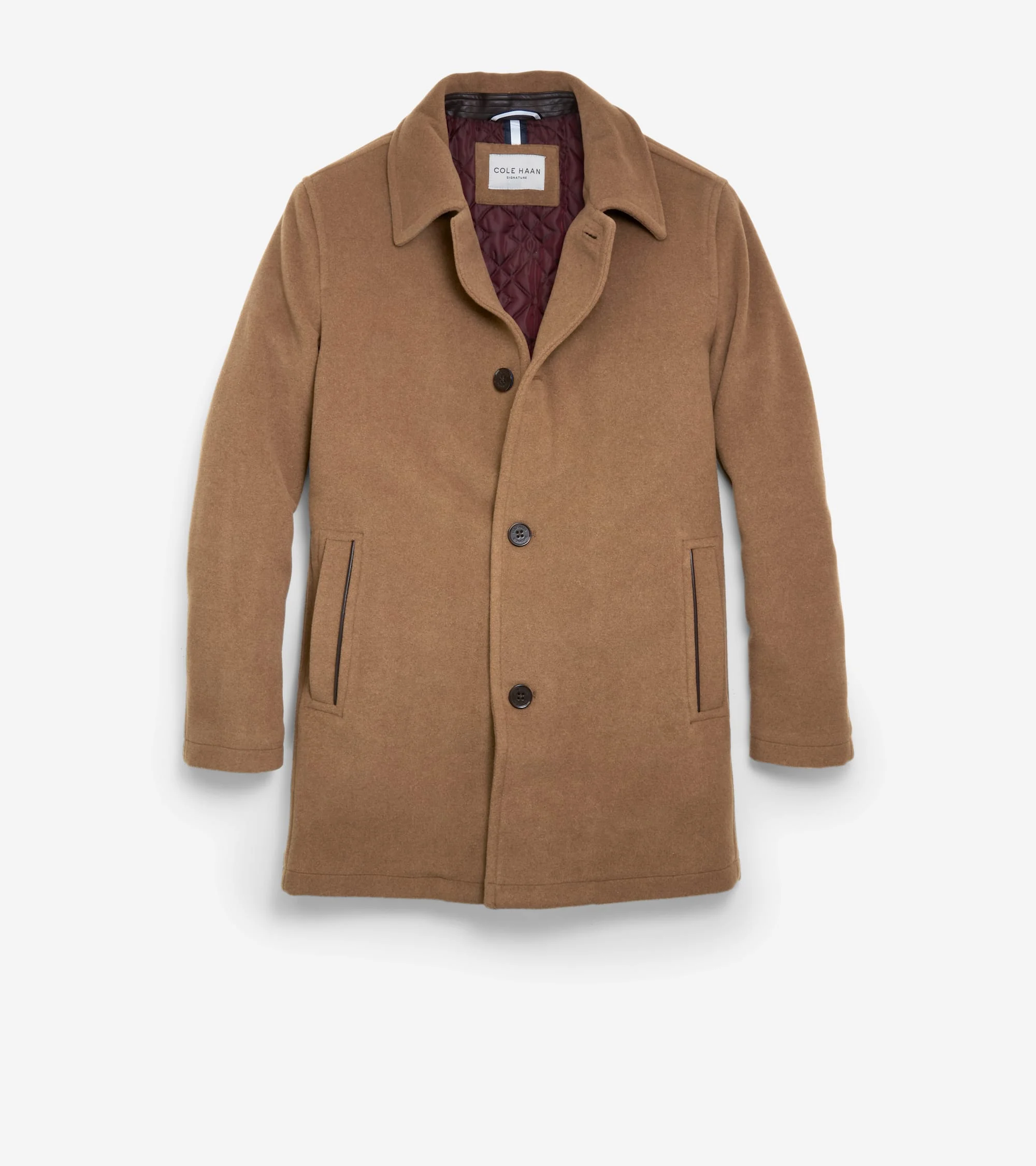 Men's Wool-Blend Car Coat - 1
