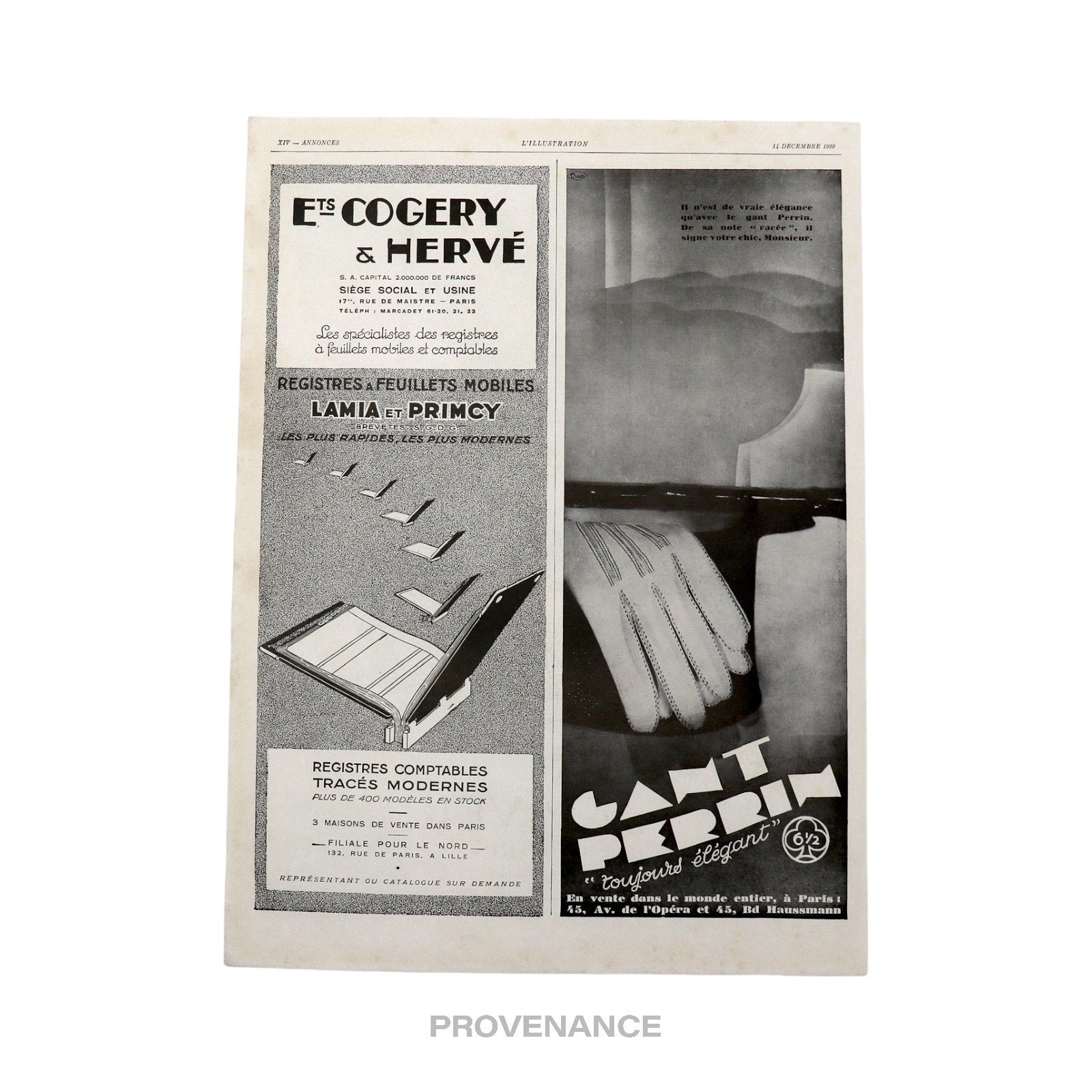 Hermes Antique Vintage Newsprint Ad - Ready to Wear - 4