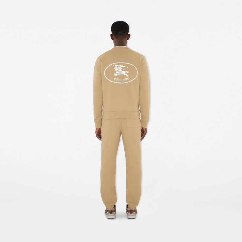 Burberry Knight Stamp Cotton Sweatshirt outlook