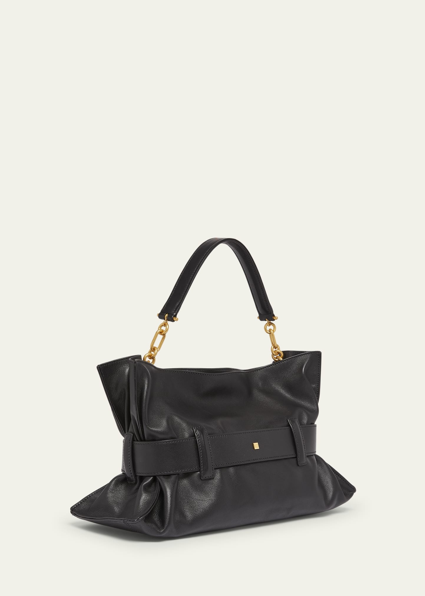 Anthem Medium Buckle Shoulder Bag in Calfskin - 3