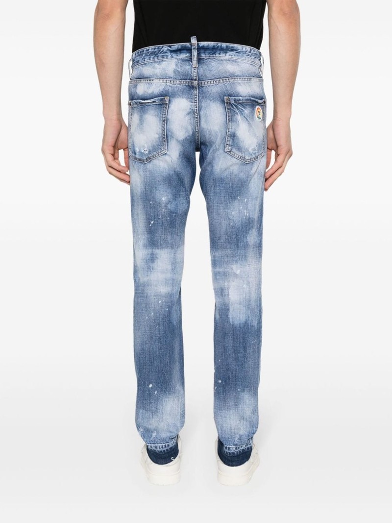Light Everglades patch-detail jeans 4