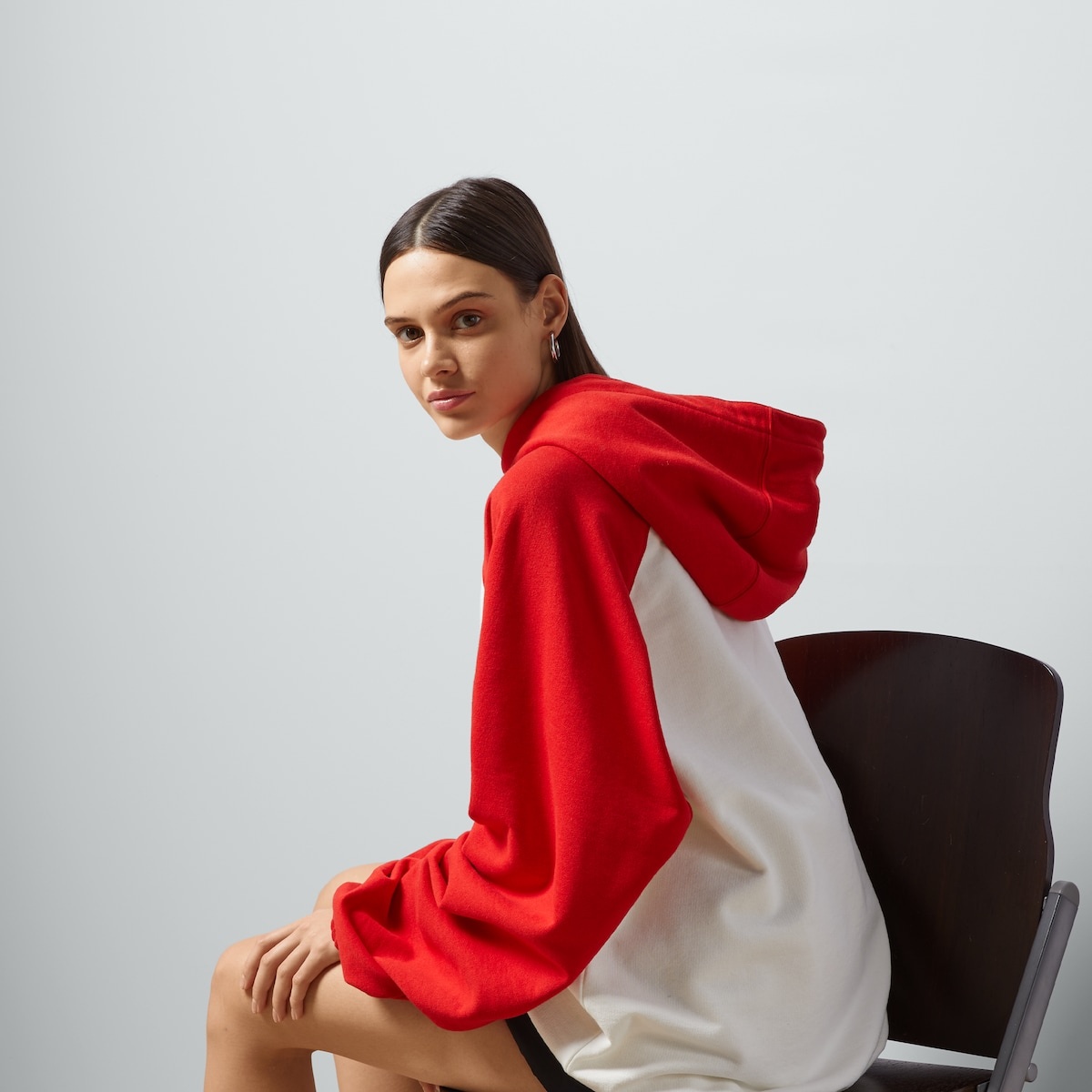 Cotton jersey hooded sweatshirt - 6