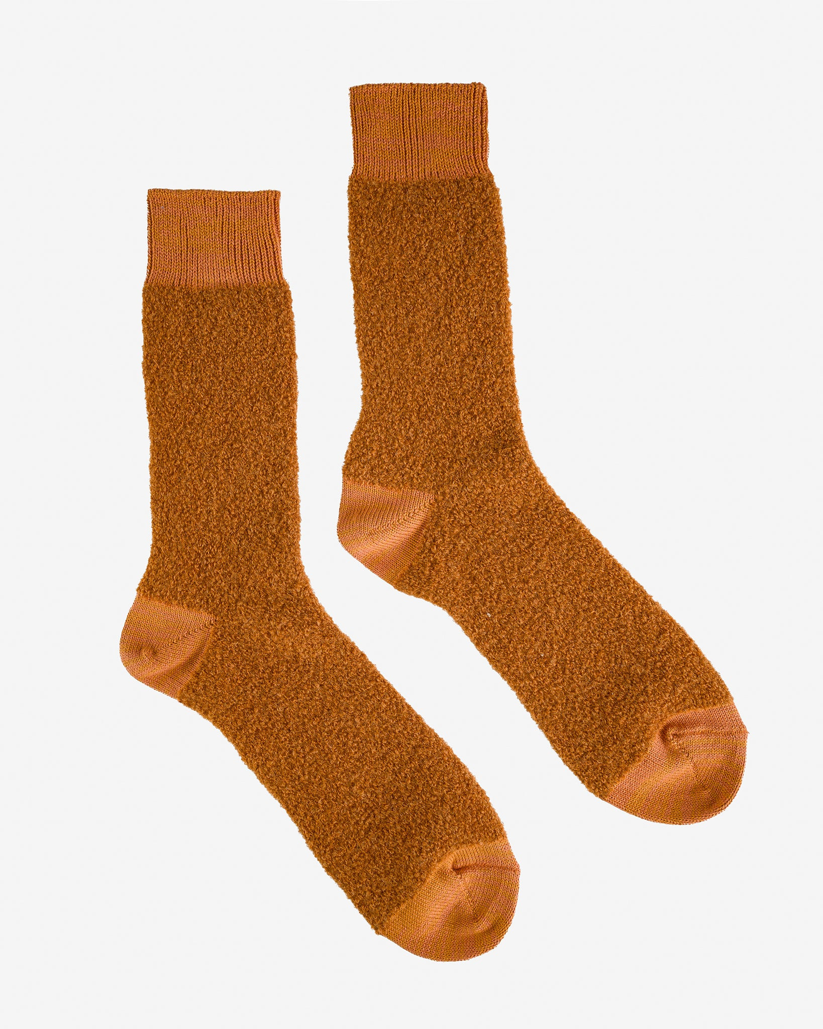 DEC-BAM-GLD Decka Baby Alpaca & Merino Wool Socks - Gold - 1