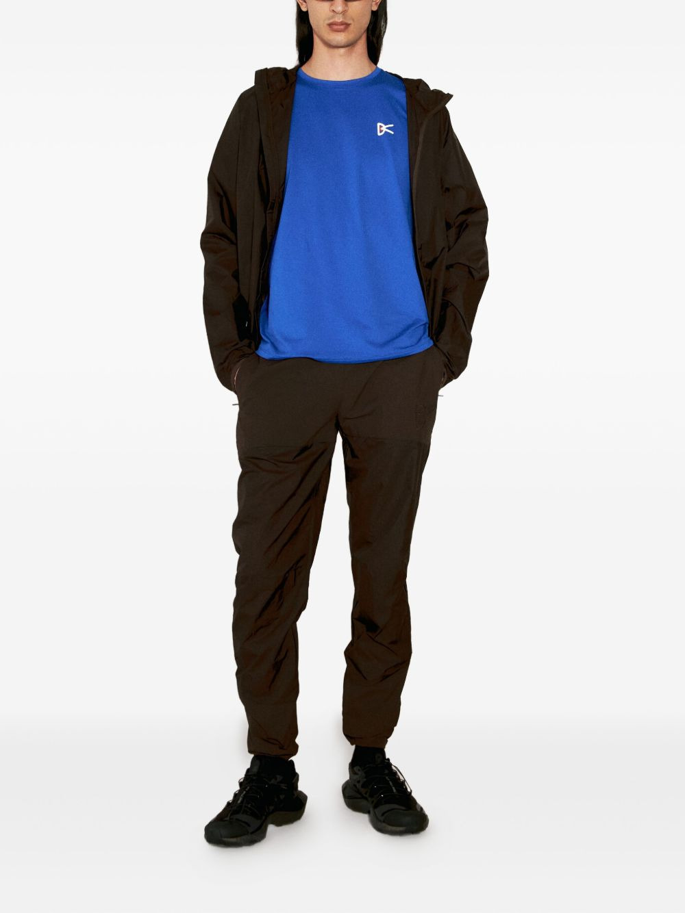 nylon tapered trousers - 2