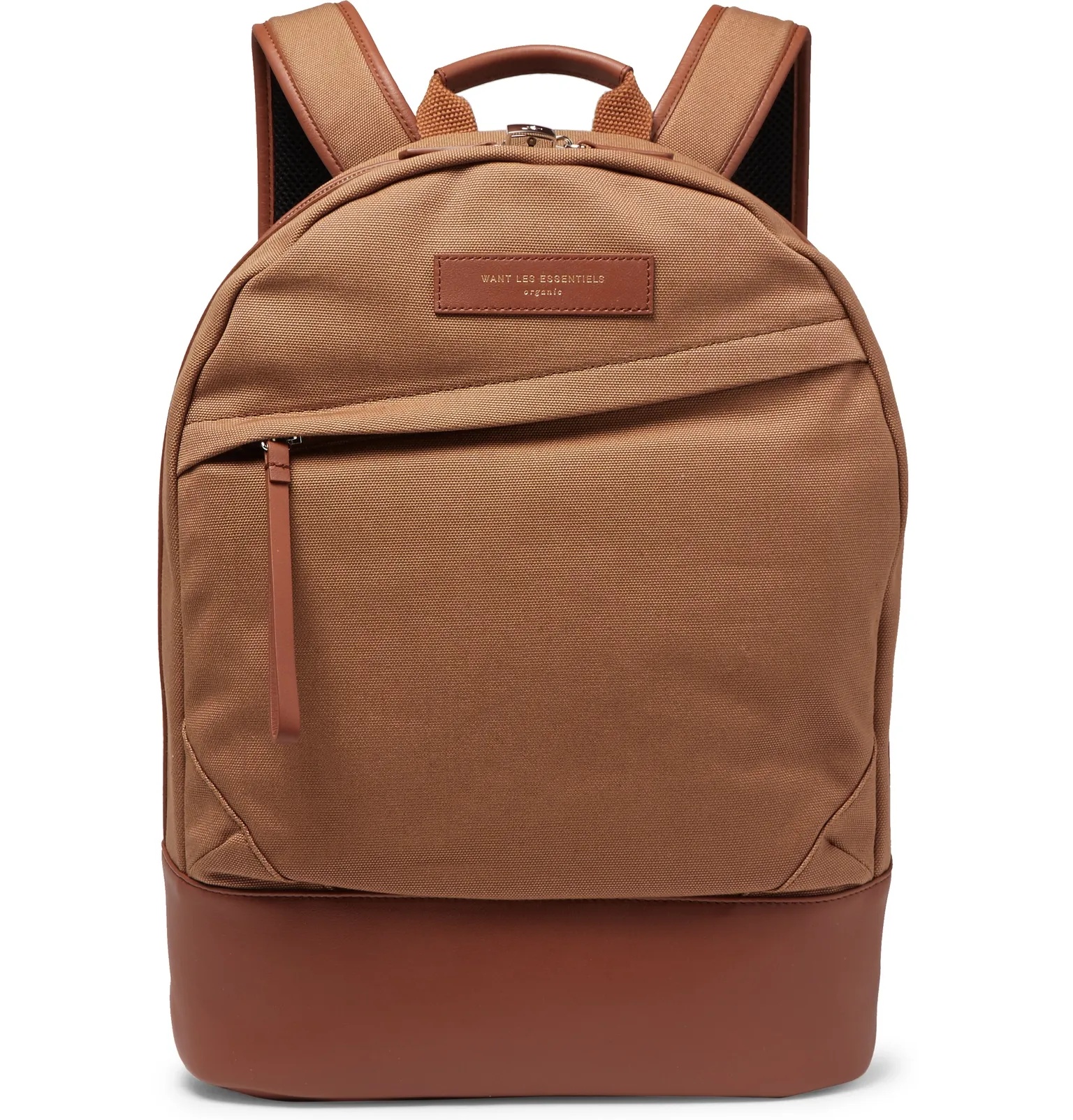 Kastrup Leather-Trimmed Shell Backpack - 1