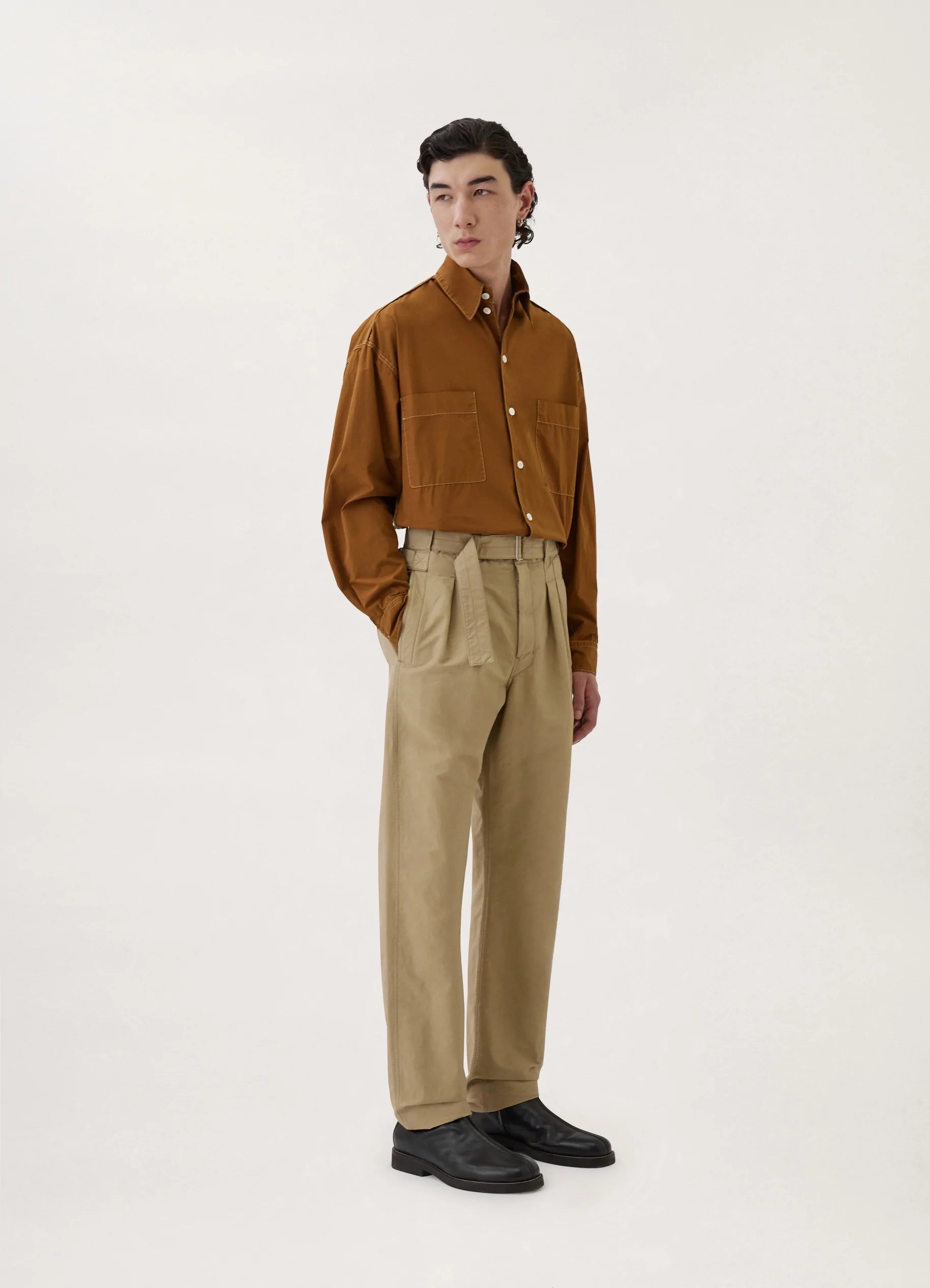 Lemaire TRENCH PANTS COTTON NYLON | REVERSIBLE