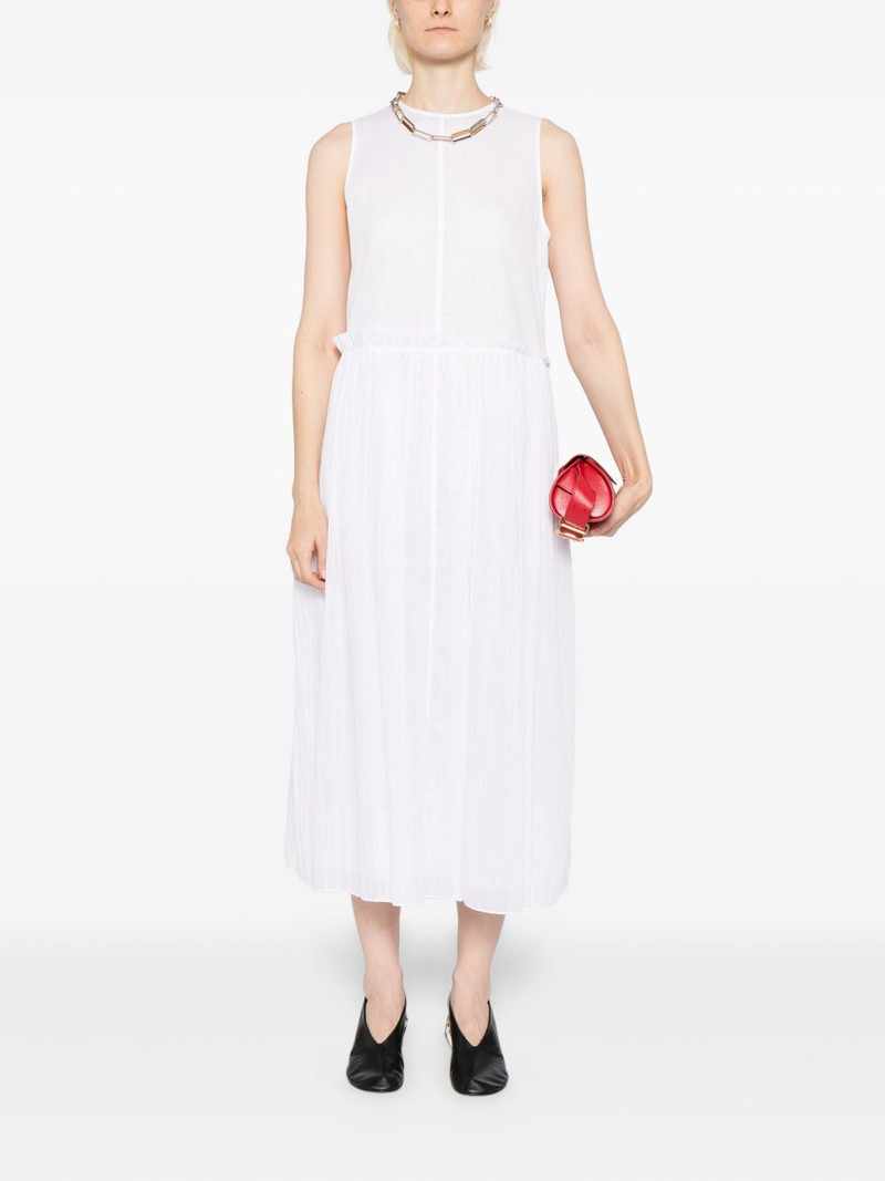 Jil Sander pleated cotton dress outlook