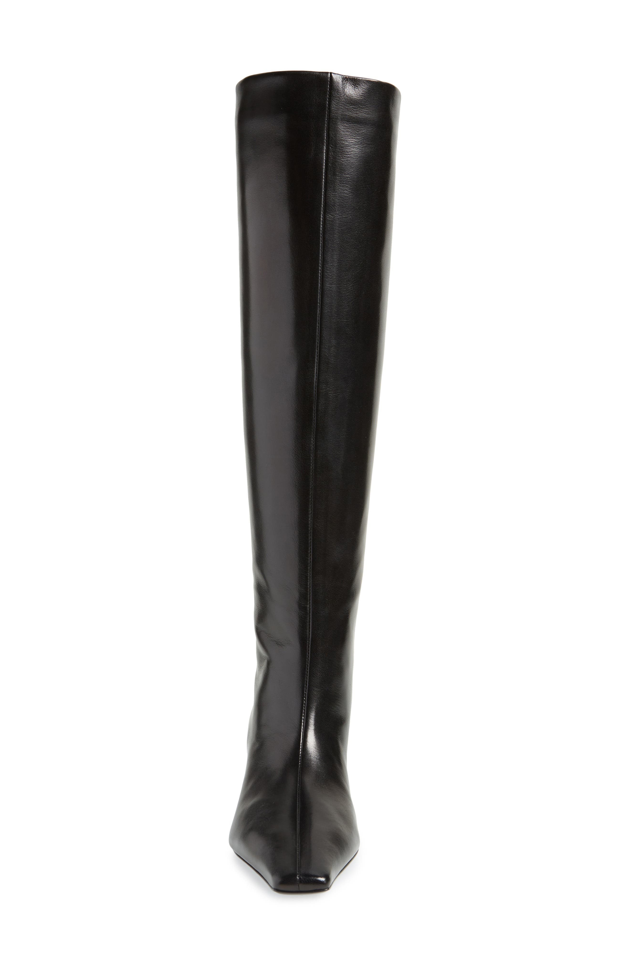 Khaite Davis Knee High Boot in Black at Nordstrom - 4