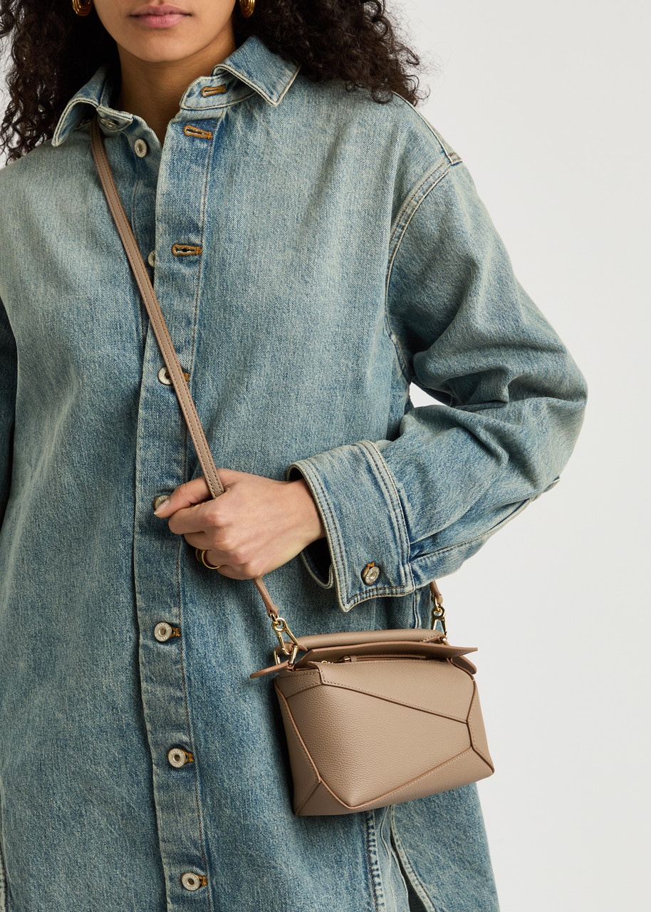 Loewe Puzzle Edge Mini Leather top Handle bag - 5