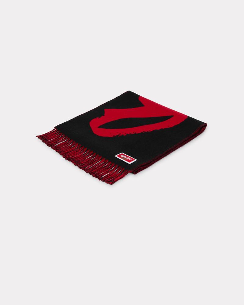 'Kenzo x Futura 2000' reversible scarf in wool 3